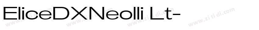 EliceDXNeolli Lt字体转换